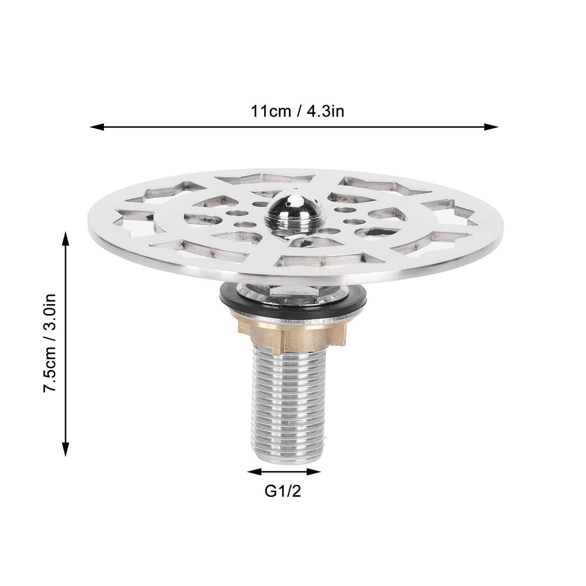 Bar Glass Rinser Faucet Head Stainless Steel Automatic Cup Washer Cleaner Accessory