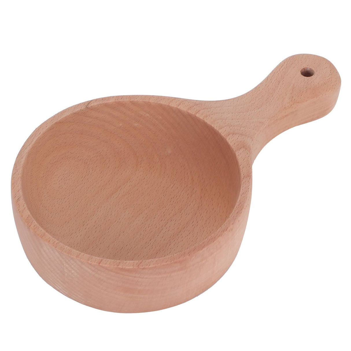 Wooden Salad Bowl with Handle JapaneseStyle Noodles Fruit Bowl Kitchen Tablewares