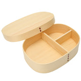 Lunch Box Portable Japanese Style Single Layer Wooden Food Sushi Container Tablewares