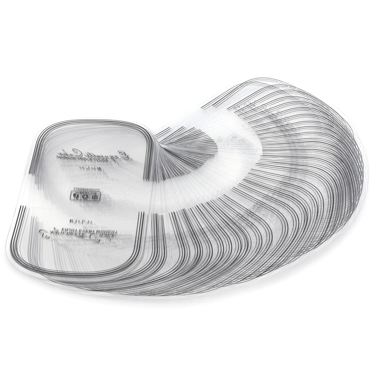 100Pcs Cake Edge Wrap Semicircle Transparent Cake Mousse Baking Collar Accessory