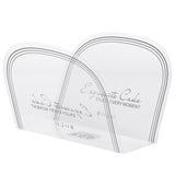 100Pcs Cake Edge Wrap Semicircle Transparent Cake Mousse Baking Collar Accessory