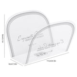 100Pcs Cake Edge Wrap Semicircle Transparent Cake Mousse Baking Collar Accessory