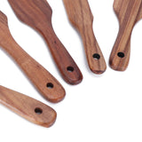 5Pcs/Set Wooden Spatulas Turner Cooking Utensil Kit Tableware Kitchen Accessories