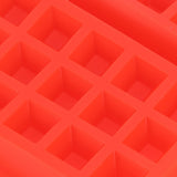 DIY Waffle Mold Reusable Silicone Muffin Cake Mould Baking Utensil Kitchen Accessory4‑Grid Rectangular