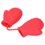 Gloves Shaped Tea Infuser Silicone Tea Filter Strainers Halloween Gift Kitchen Gadget