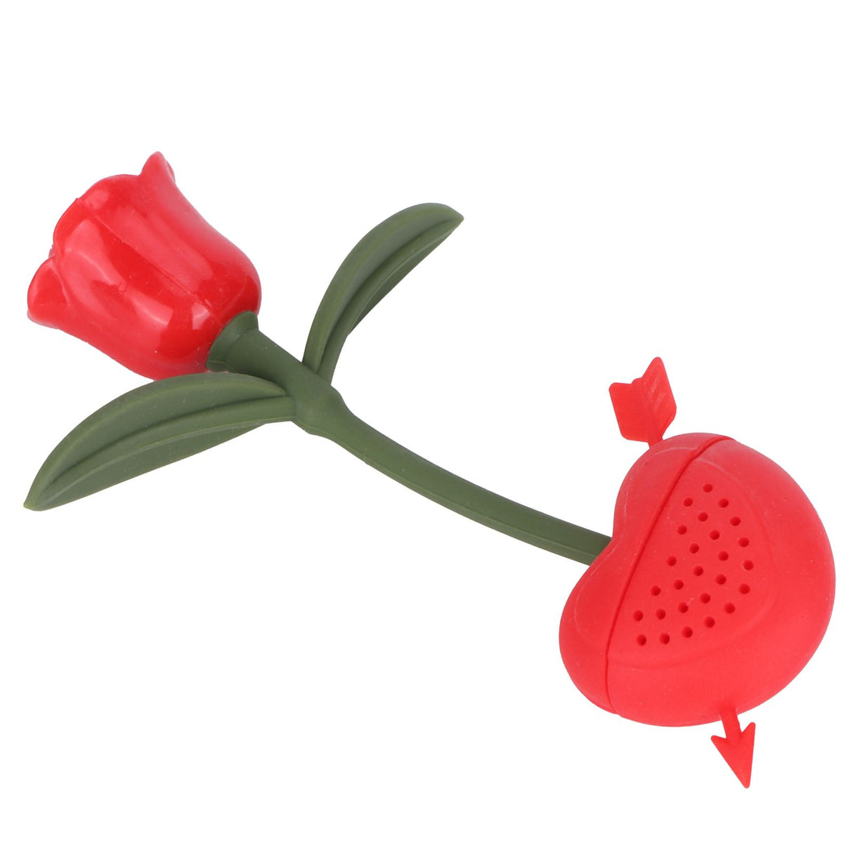 Rose Shaped Tea Strainer Silicone Loose Leaf Tea Infuser Filter Gift for Home Office Supplies
