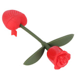 Rose Shaped Tea Strainer Silicone Loose Leaf Tea Infuser Filter Gift for Home Office Supplies