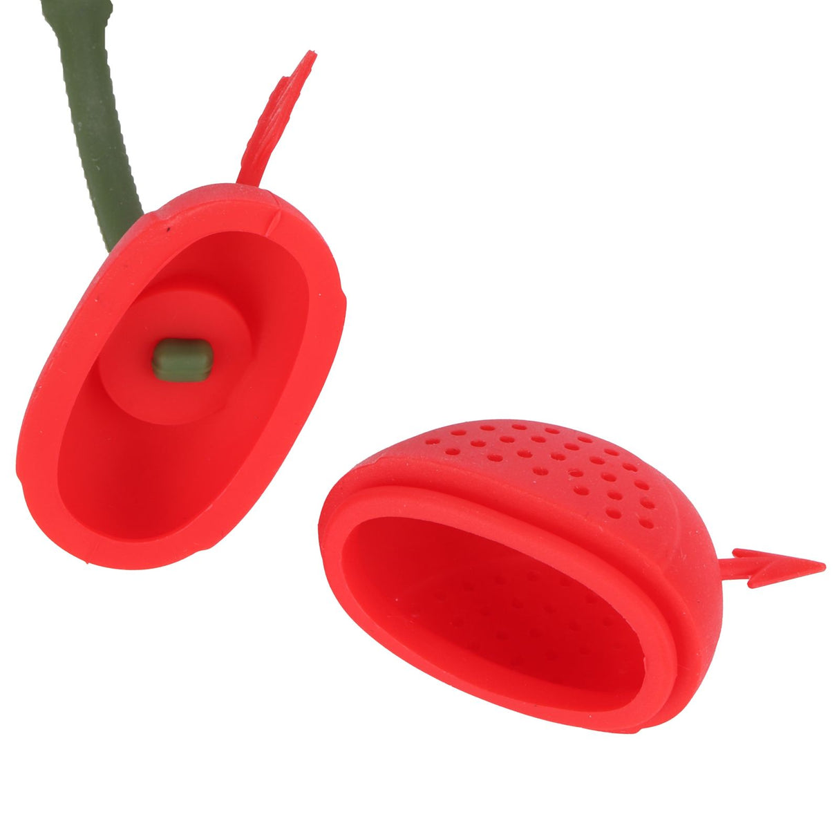 Rose Shaped Tea Strainer Silicone Loose Leaf Tea Infuser Filter Gift for Home Office Supplies
