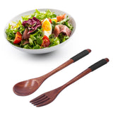 Japanese Style Cutlery Set Wooden Spoon Fork Soup Teaspoon Kitchen Cooking Utensil Tools - Extra Image