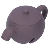 Silicone Tea Infuser Multifunction Teapot Shape Tea Leaf Strainer Filter Brown Sky Blue - Extra Image