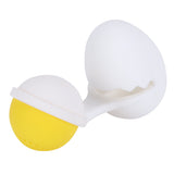 Cute Egg Shape Tea Infuser Strainer Silicone Tea Bag Loose Leaf Filter Kitchen Gadget - Side View