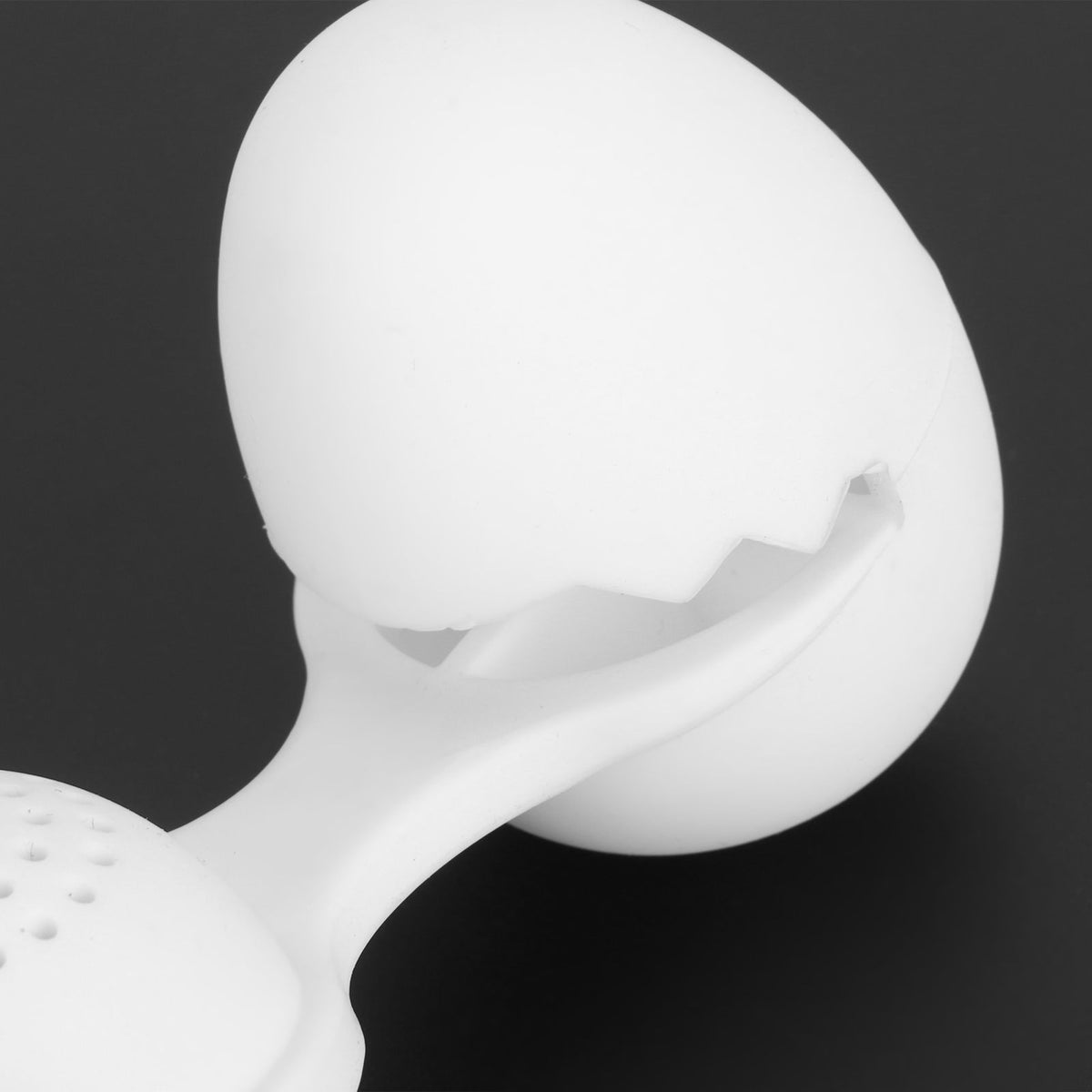 Cute Egg Shape Tea Infuser Strainer Silicone Tea Bag Loose Leaf Filter Kitchen Gadget
