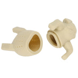 Cute Dog Shape Tea Strainer Silicone Tea Leaf Infuser Filter for Home Office Use Beige