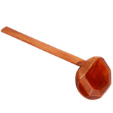 Wooden Noodle Spoon Stylish Food Grade Long Handle Soup Spoon for Hot Pot Ramen - Extra Image