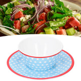 4Pcs/Set Salad Fruit Plate Dish Bowl Set Dinnerware Tableware for Home Restaurant Supplies