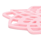 Pink Table Mat Hollow Heat Insulation Pad Cup Bowl Pot Holder Placemat Kitchen Accessory