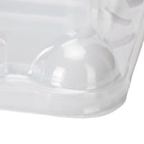 10pcs 2‑Grid Cake Packaging Box with Ribbon Transparent Cake Packaging Container