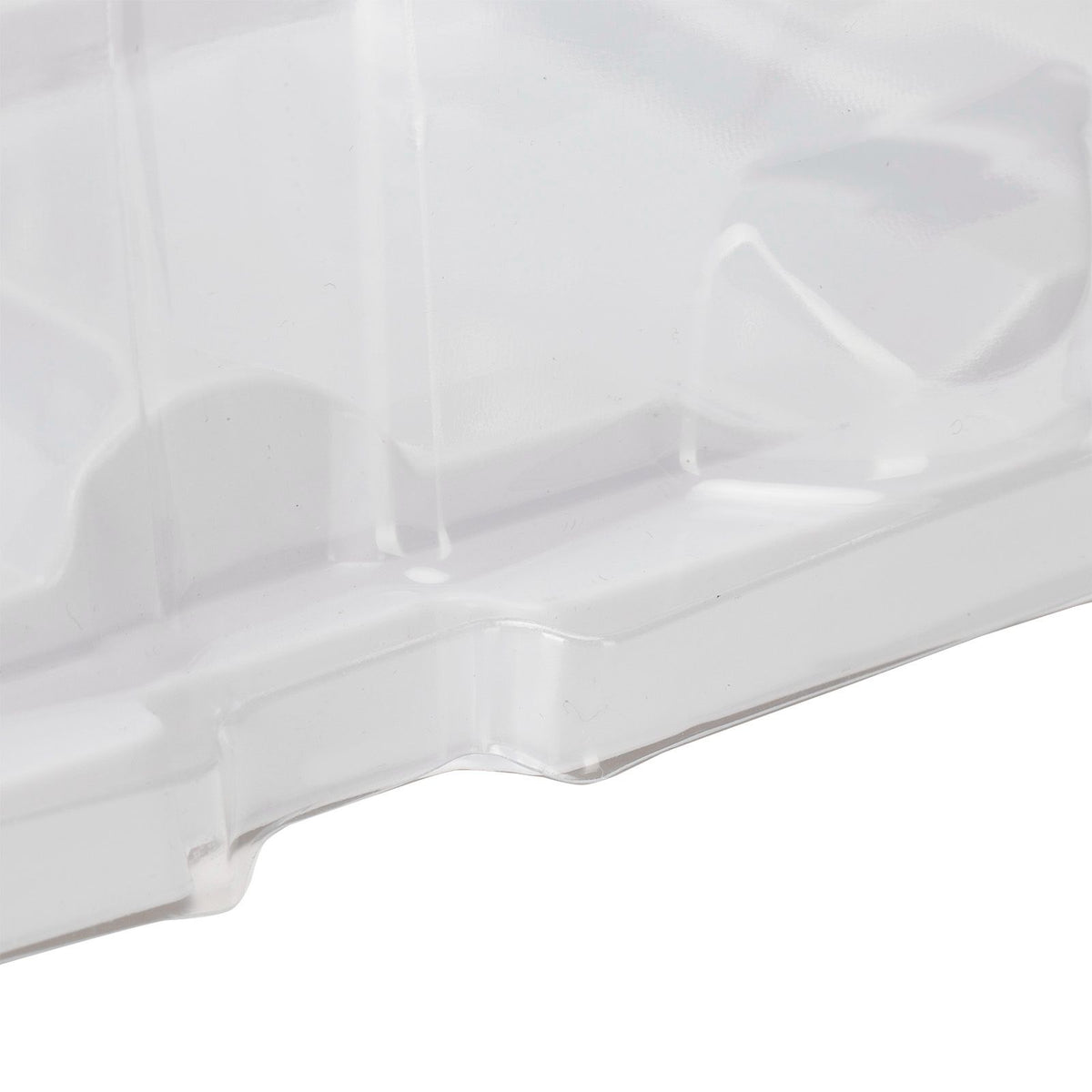 10pcs 2‑Grid Cake Packaging Box with Ribbon Transparent Cake Packaging Container