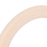 20Pcs Wood Baby Natural Teething Rings DIY Jewelry Circle Pendant Craft Making Accessory70mm