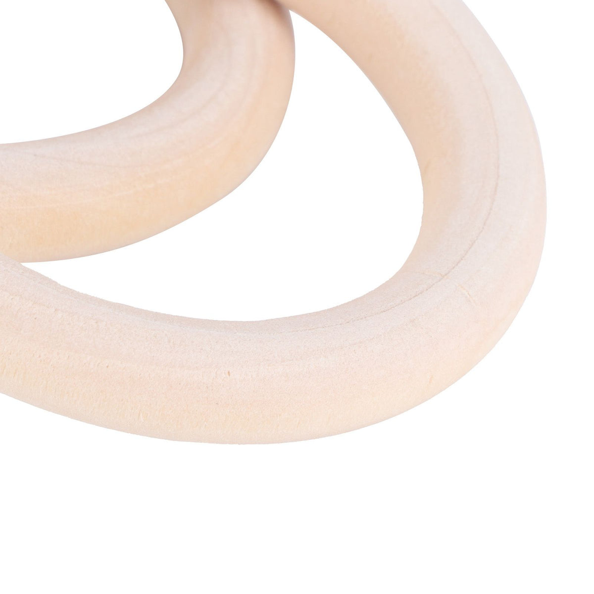 20Pcs Wood Baby Natural Teething Rings DIY Jewelry Circle Pendant Craft Making Accessory70mm