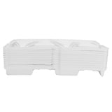 10pcs Baking Cake Box 4 Grid Triangular Transparent Material Cake Box for Dessert Bakery