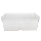 10pcs Baking Cake Box 4 Grid Triangular Transparent Material Cake Box for Dessert Bakery