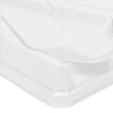10pcs Baking Cake Box 4 Grid Triangular Transparent Material Cake Box for Dessert Bakery - Extra Image