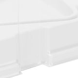 10pcs Baking Cake Box 4 Grid Triangular Transparent Material Cake Box for Dessert Bakery
