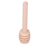 50PCS 8CM Wood Honey Dipper Sticks Honey Stirrer Dispensing Wand for Wedding Party Favors - Extra Image