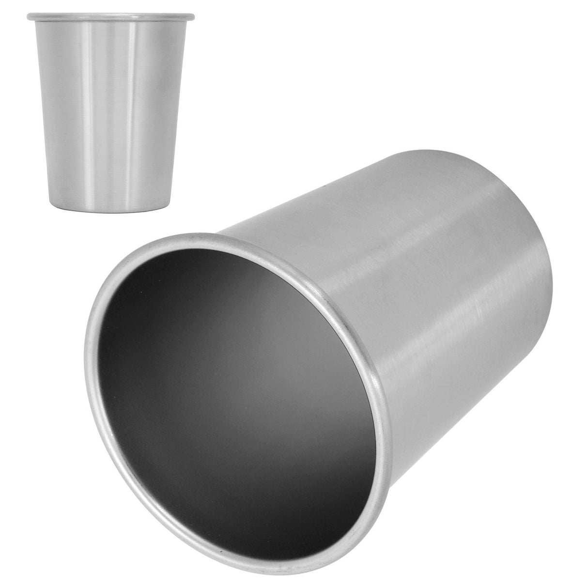 Water Cup Portable Non Slip 304 Stainless Steel Beer Wine Mug Drinkware for Home Use(230ml )