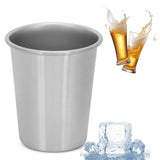 Water Cup Portable Non Slip 304 Stainless Steel Beer Wine Mug Drinkware for Home Use(230ml )