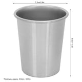 Water Cup Portable Non Slip 304 Stainless Steel Beer Wine Mug Drinkware for Home Use(230ml )