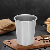 Water Cup Portable Non Slip 304 Stainless Steel Beer Wine Mug Drinkware for Home Use(230ml ) - Extra Image