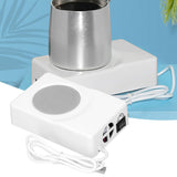 USB Heating Cooling Coaster Portable Cup Warmer Refrigeration Pad for Home Office Car Use - Extra Image