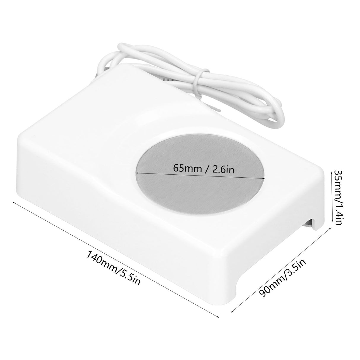 USB Heating Cooling Coaster Portable Cup Warmer Refrigeration Pad for Home Office Car Use