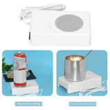 USB Heating Cooling Coaster Portable Cup Warmer Refrigeration Pad for Home Office Car Use - Extra Image