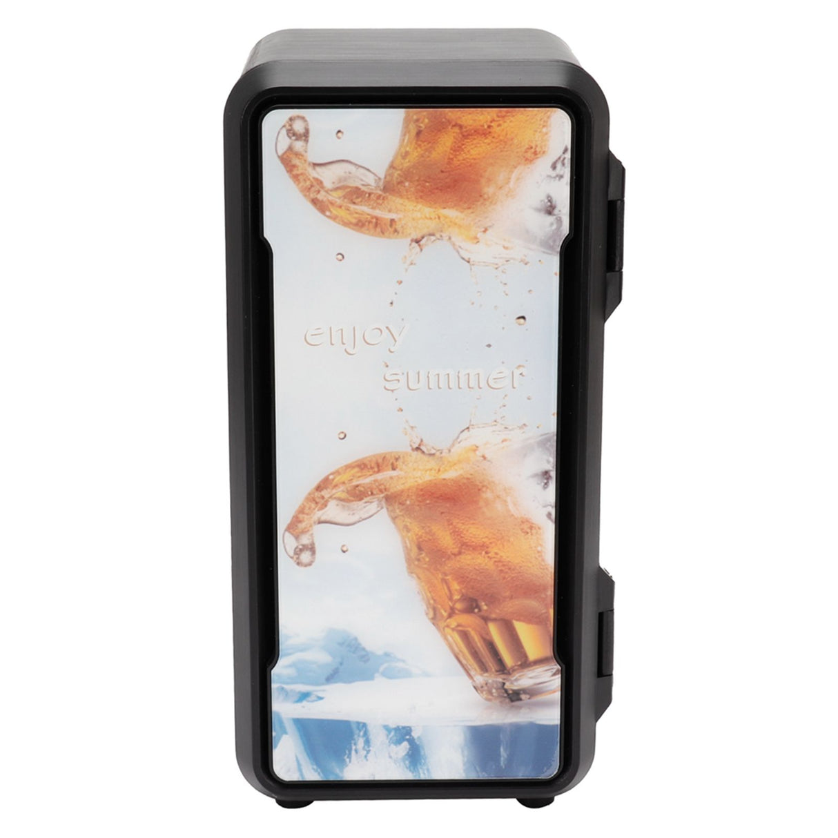 Mini Refrigerator USB Rapid Cooling Electric Fridge Cooler Warmer for Cosmetics DrinksBlack 18W