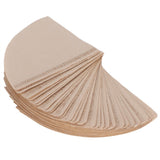 100Pcs Coffee Filter Paper Cone Shaped Disposable Coffer Filters Accessory 14x10cm