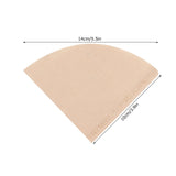 100Pcs Coffee Filter Paper Cone Shaped Disposable Coffer Filters Accessory 14x10cm