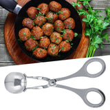 Meatball Scoop Stainless Steel DIY Meat Ball Maker Tongs Home Kitchen AccessoriesS - Extra Image