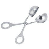 Meatball Scoop Stainless Steel DIY Meat Ball Maker Tongs Home Kitchen AccessoriesL - Close-Up Angle