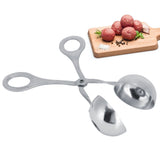 Meatball Scoop Stainless Steel DIY Meat Ball Maker Tongs Home Kitchen AccessoriesL