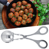 Meatball Scoop Stainless Steel DIY Meat Ball Maker Tongs Home Kitchen AccessoriesL
