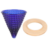 Coffee Pot Filter reusable glass Coffee Dripper Funnel Kettle Brewer AccessoriesBlue