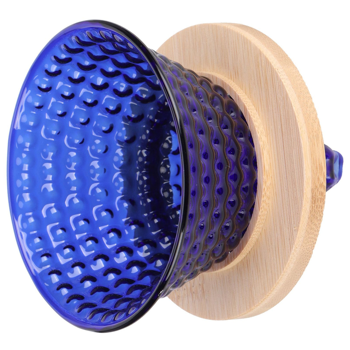 Coffee Pot Filter reusable glass Coffee Dripper Funnel Kettle Brewer AccessoriesBlue
