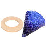 Coffee Pot Filter reusable glass Coffee Dripper Funnel Kettle Brewer AccessoriesBlue - Low Angle
