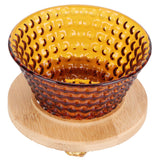 Coffee Pot Filter reusable glass Coffee Dripper Funnel Kettle Brewer AccessoriesBrown - 45-Degree Angle