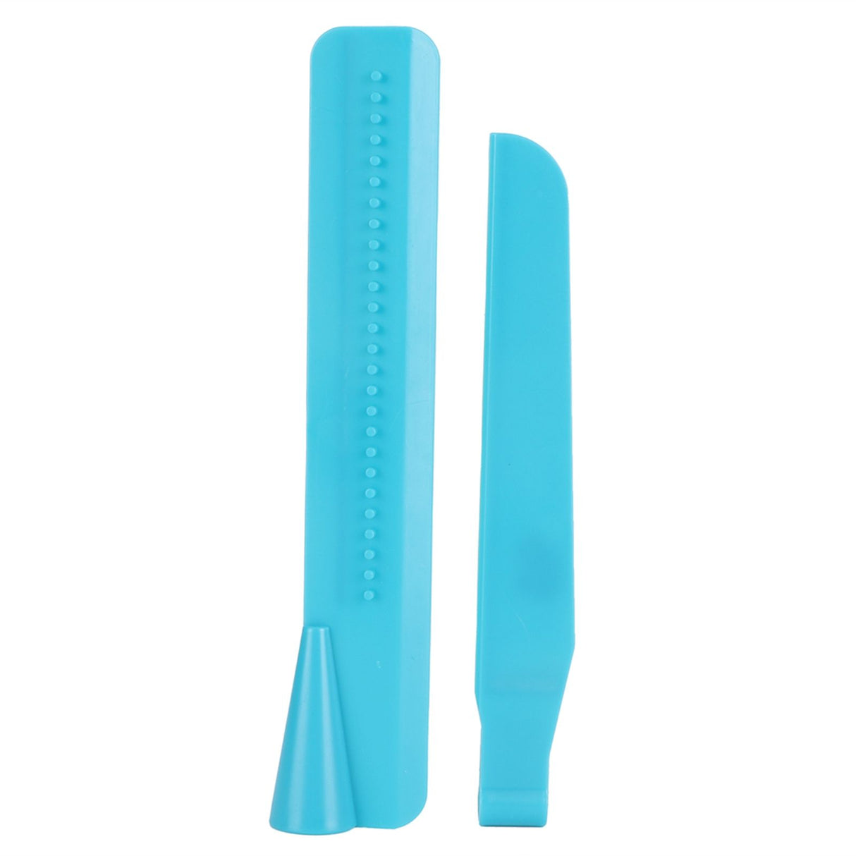 Cake Smoother Ruler Height Adjustable Cream Butter Scraper Cake Decorating Tool Blue