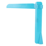 Cake Smoother Ruler Height Adjustable Cream Butter Scraper Cake Decorating Tool Blue