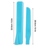 Cake Smoother Ruler Height Adjustable Cream Butter Scraper Cake Decorating Tool Blue - Extra Image